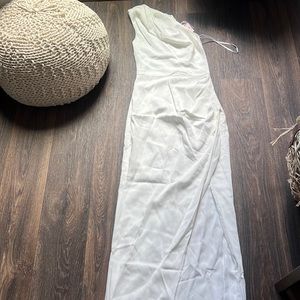 Sofia the Label May Draped One Shoulder Gown